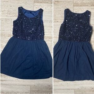 GAP sequins chambray dress. Size 10